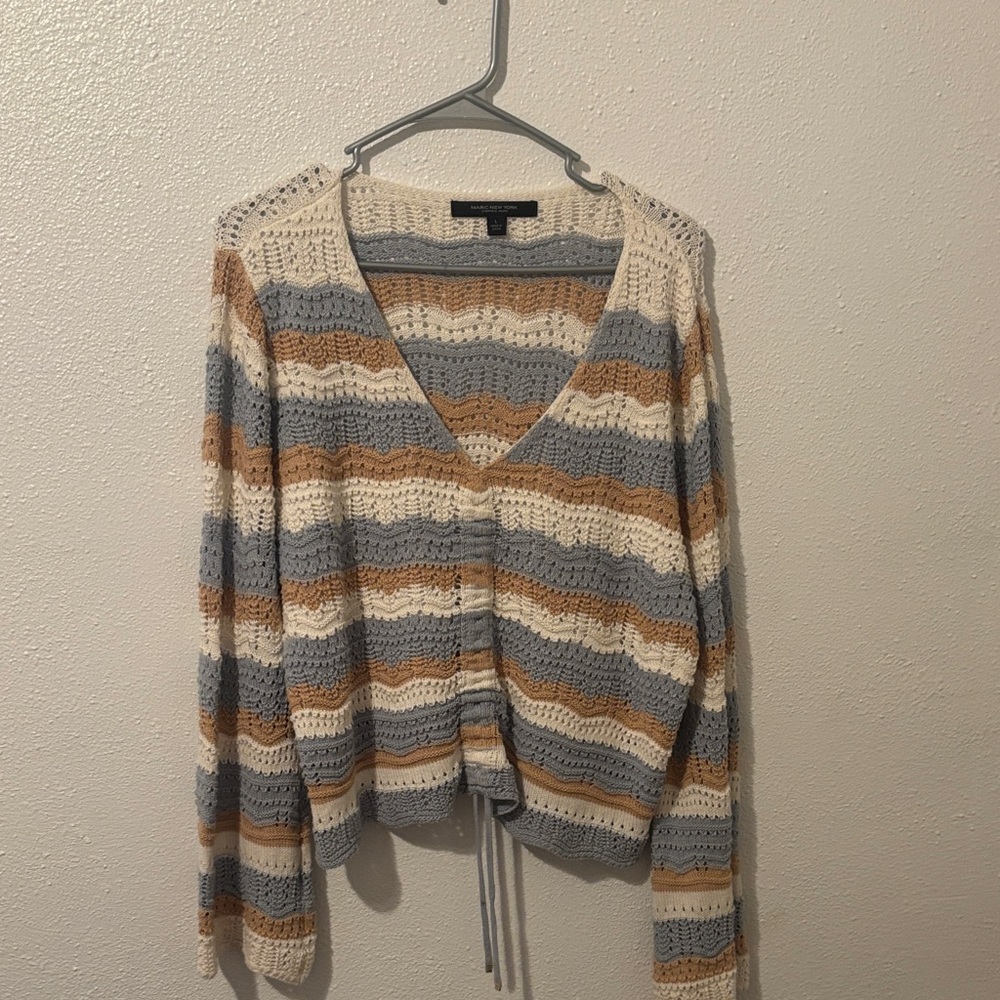 Cozy Striped V-Neck Sweater